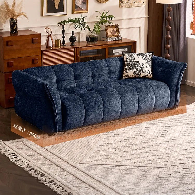 ソファー イエロー ブラック グリーン ブルー パイン シェニール fmdgz-3724