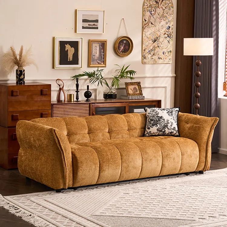 ソファー イエロー ブラック グリーン ブルー パイン シェニール fmdgz-3724