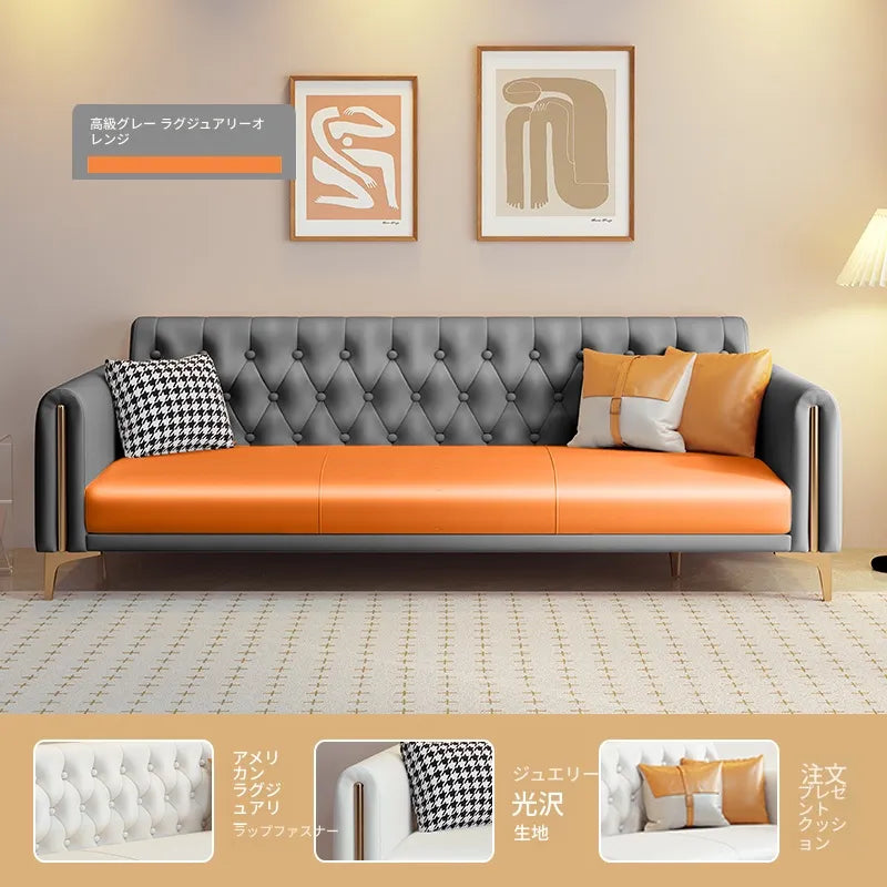ソファー ベージュ オレンジ ライトブルー ブルー グレー カラー1 カラー2 カラー3 カラー4 カラー5 カラー6 カラー7 カラー8 パイン 合皮 fmdgz-3725