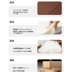 ソファー ブラウン カラー1 無垢材 シリコンフィル ステンレス 合皮 fmdgz-3726