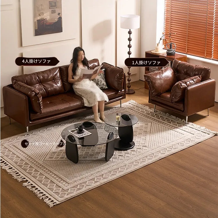 ソファー ダークブラウン ブラック ライトブラウン グリーン 無垢材 シリコンフィル 合皮 fmdgz-3727