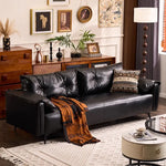 ソファー ブラック グリーン ダークブラウン ライトブラウン パイン シリコンフィル 合皮 fmdgz-3730