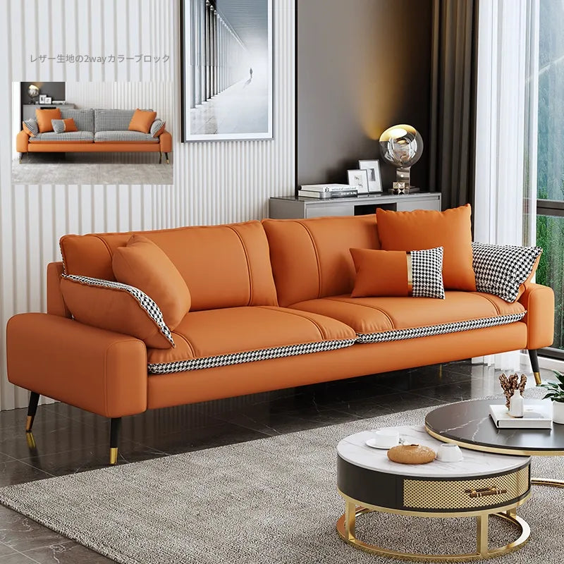 ソファー カラー1 カラー2 カラー3 カラー4 カラー5 無垢材 シリコンフィル 合皮 エアレザー fmdgz-3731