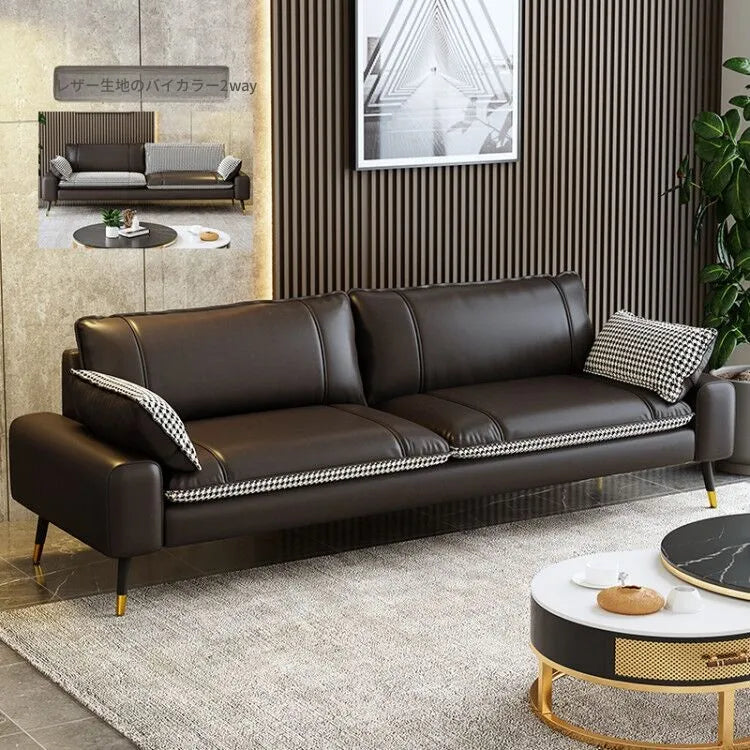 ソファー カラー1 カラー2 カラー3 カラー4 カラー5 無垢材 シリコンフィル 合皮 エアレザー fmdgz-3731