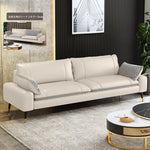 ソファー カラー1 カラー2 カラー3 カラー4 カラー5 無垢材 シリコンフィル 合皮 エアレザー fmdgz-3731