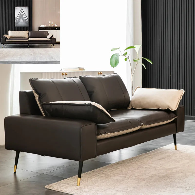 ソファー カラー1 カラー2 カラー3 カラー4 カラー5 無垢材 シリコンフィル 合皮 エアレザー fmdgz-3731