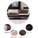 ソファー カラー1 カラー2 カラー3 カラー4 カラー5 無垢材 シリコンフィル 合皮 エアレザー fmdgz-3731