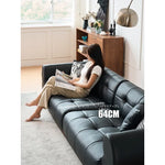 ソファー ブラック 無垢材 合皮 fmdgz-3733