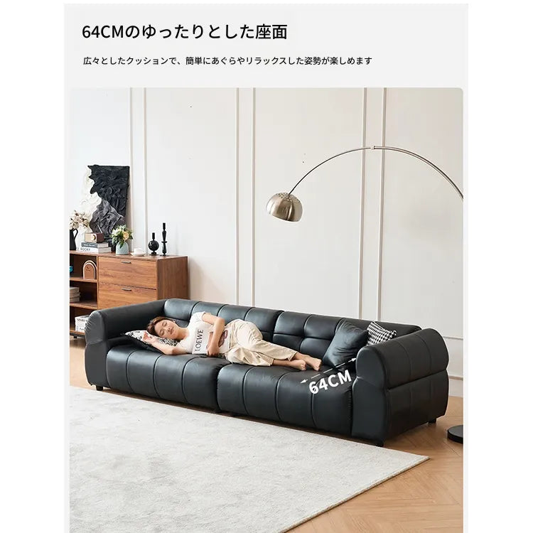 ソファー ブラック 無垢材 合皮 fmdgz-3733