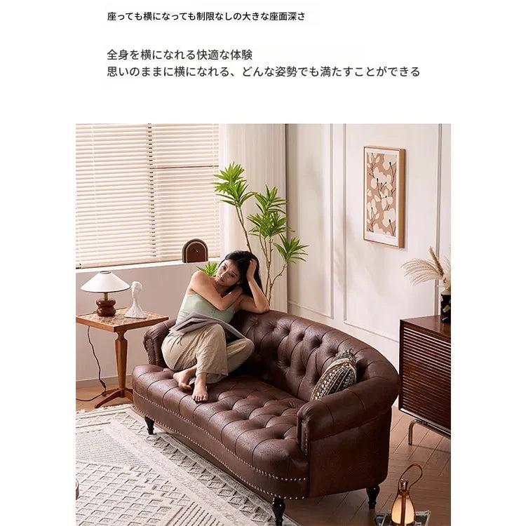 ソファー ライトブラウン パイン 合皮 fmdgz-3734