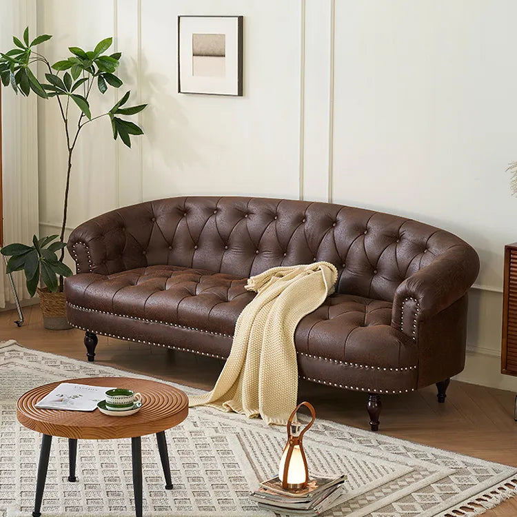 ソファー ライトブラウン パイン 合皮 fmdgz-3734