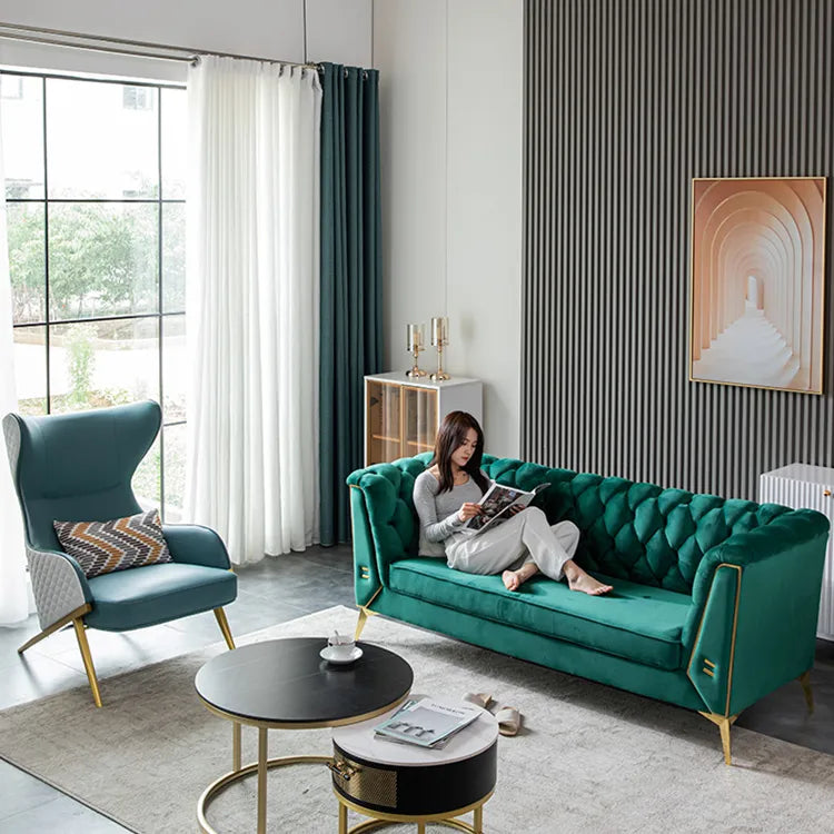 ソファー グリーン オレンジ ブルー グレー 無垢材 fmdgz-3736