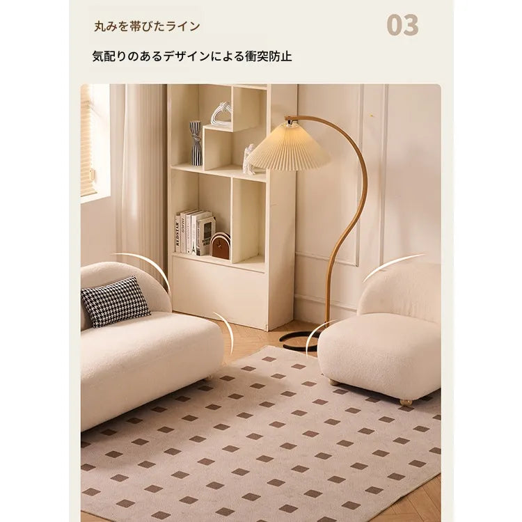 ソファー ベージュ 無垢材 シープボア fmdgz-3739