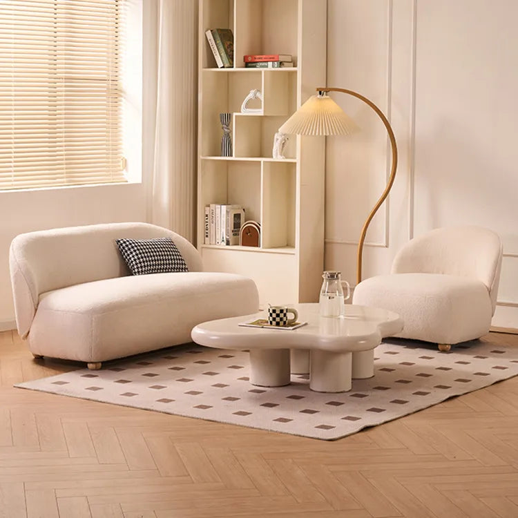 ソファー ベージュ 無垢材 シープボア fmdgz-3739