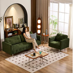 ソファー グリーン ライトブラウン ベージュ イエロー 無垢材 シリコンフィル コーデュロイ fmdgz-3740