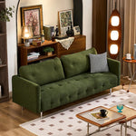 ソファー グリーン ライトブラウン ベージュ イエロー 無垢材 シリコンフィル コーデュロイ fmdgz-3740