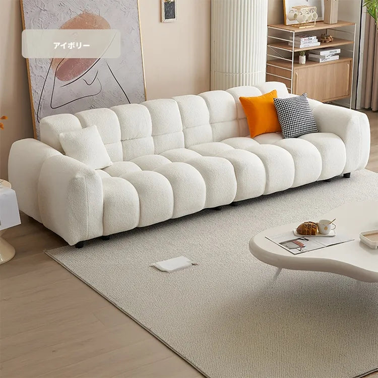 ソファー ベージュ グレー グリーン ライトブラウン オレンジグリーン パイン シープボア fmdgz-3743