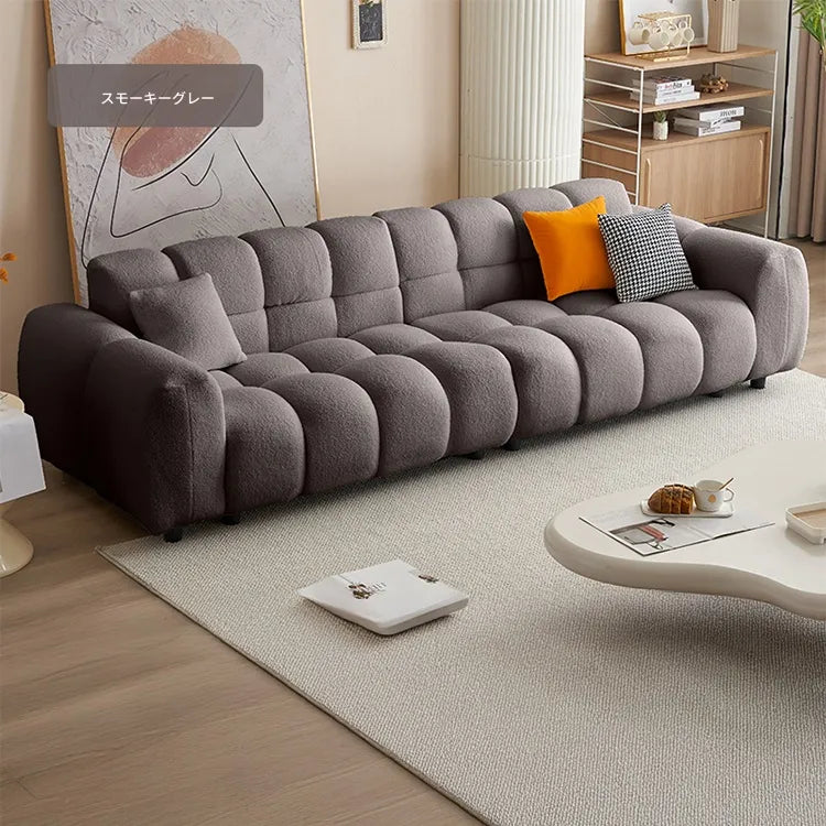 ソファー ベージュ グレー グリーン ライトブラウン オレンジグリーン パイン シープボア fmdgz-3743