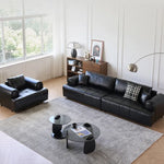 ソファー ブラック 無垢材 合皮 fmdgz-3746