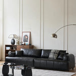 ソファー ブラック 無垢材 合皮 fmdgz-3746