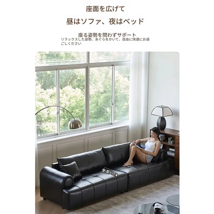 ソファー ブラック 無垢材 合皮 fmdgz-3746