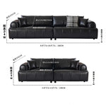 ソファー ブラック 無垢材 合皮 fmdgz-3746