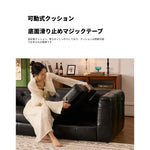 ソファー ブラック 無垢材 合皮 fmdgz-3747