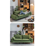 ソファー グリーン ベージュ 無垢材 コーデュロイ fmdgz-3749