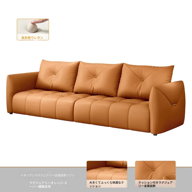 ソファー ベージュ ライトグレー オレンジ グリーン ライトブラウン イエロー 無垢材 合皮 fmdgz-3750