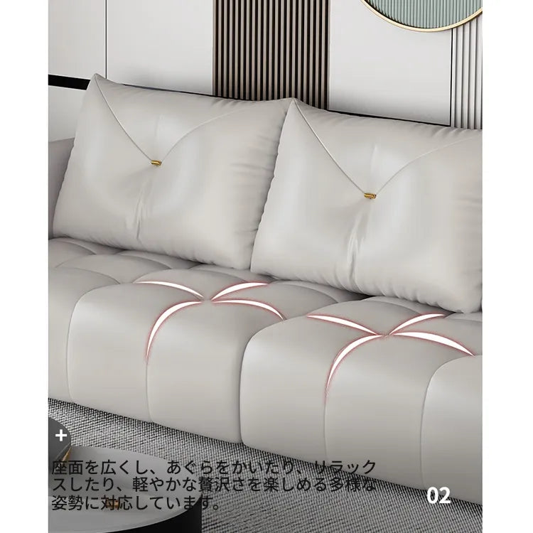 ソファー ベージュ ライトグレー オレンジ グリーン ライトブラウン イエロー 無垢材 合皮 fmdgz-3750