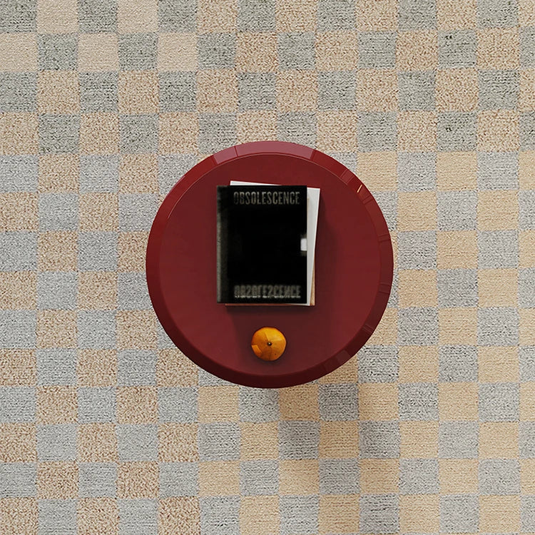 モダンデザインの赤いセンターテーブル｜多層板製のスタイリッシュで機能的なインテリアアイテム fmfd-5055