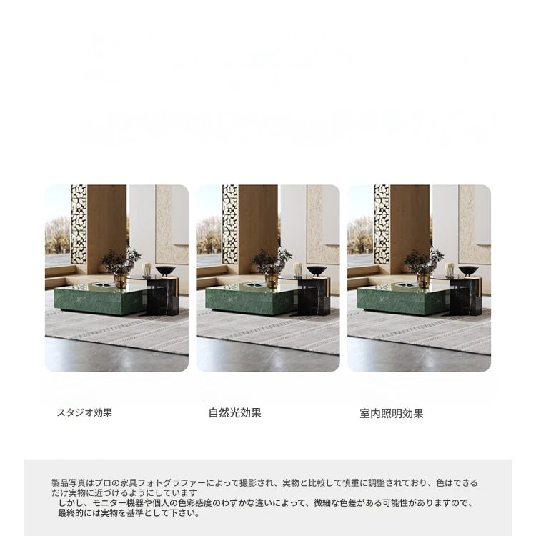 センターテーブル 大理石と強化ガラス製 モダンインテリアのアクセントに最適！ fmfd-5058