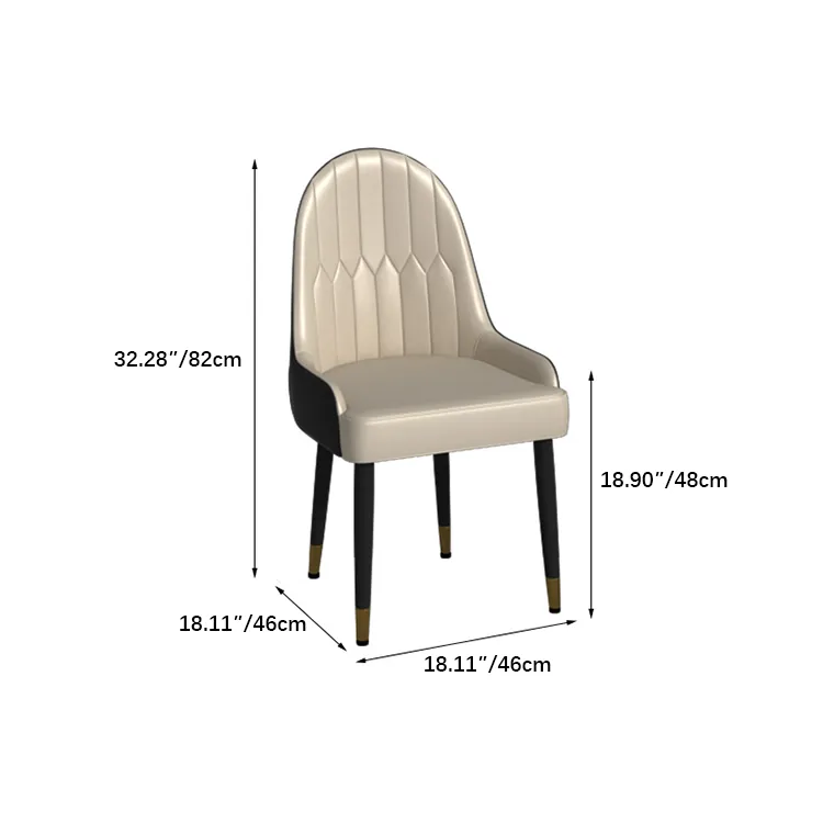 モダンデザイン合成皮革チェアセット - スタイリッシュなダイニングに最適 fmsf-768