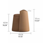 無垢材とPUレザーのシンプルモダンスツール - 快適なデザインチェア fmsjj-4202-st