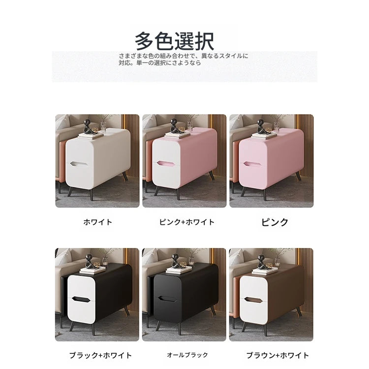 パイン材使用のモダンセンターテーブル｜PUレザー仕上げのスタイリッシュなデザイン fmxjs-5347