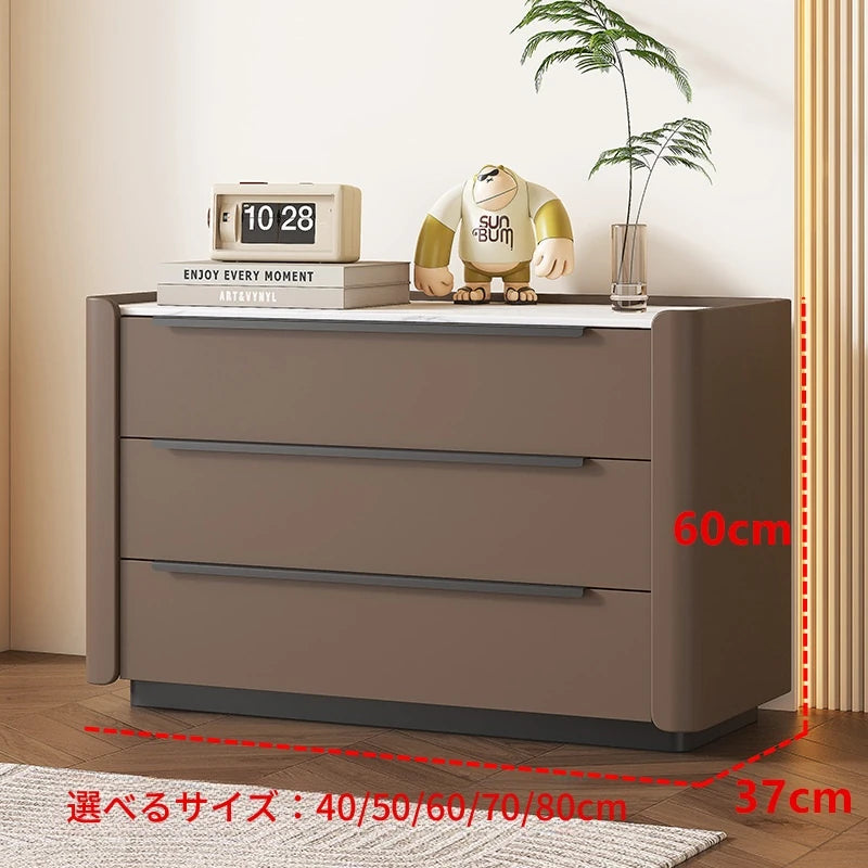 シンプルでスタイリッシュなパイン製キャビネット - セラミックPUレザー仕上げ、収納力抜群のモダンデザイン fmxjs-5348