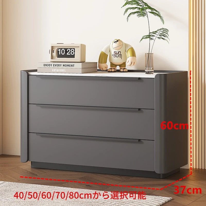 シンプルでスタイリッシュなパイン製キャビネット - セラミックPUレザー仕上げ、収納力抜群のモダンデザイン fmxjs-5348