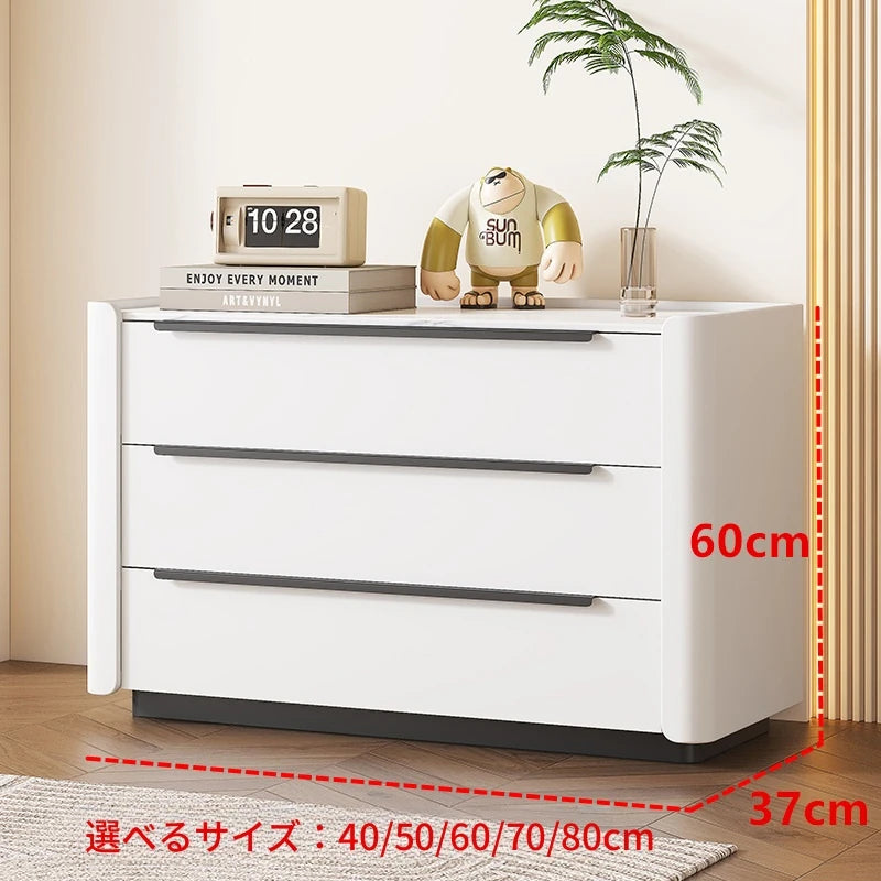 シンプルでスタイリッシュなパイン製キャビネット - セラミックPUレザー仕上げ、収納力抜群のモダンデザイン fmxjs-5348