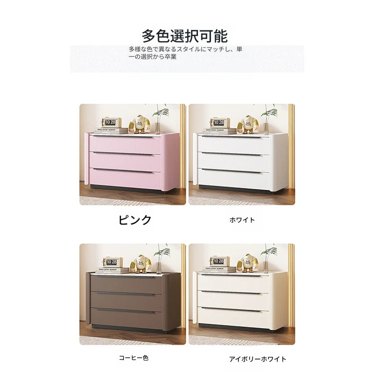 シンプルでスタイリッシュなパイン製キャビネット - セラミックPUレザー仕上げ、収納力抜群のモダンデザイン fmxjs-5348