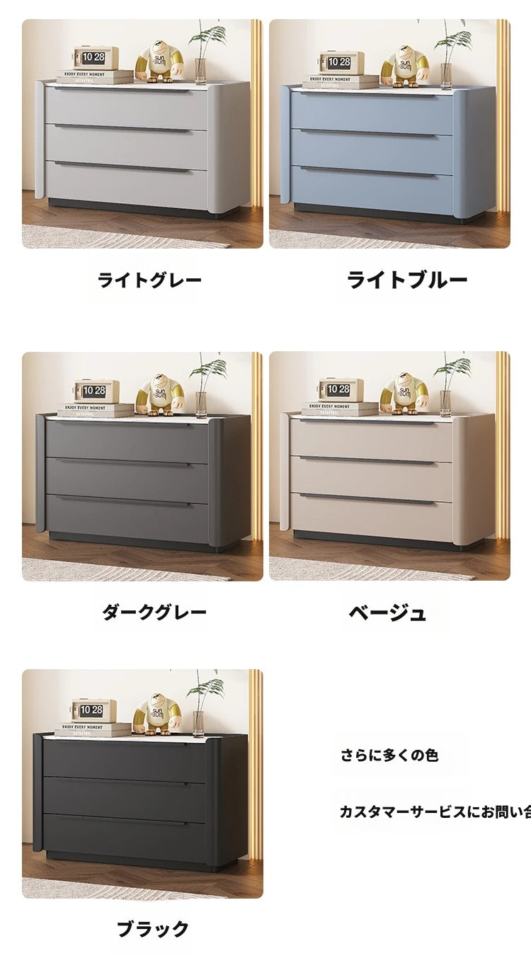 シンプルでスタイリッシュなパイン製キャビネット - セラミックPUレザー仕上げ、収納力抜群のモダンデザイン fmxjs-5348