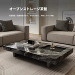 モダン センターテーブル セラミック 多層板製 おしゃれなデザイン リビングルームに最適 シンプルでスタイリッシュ fplk-5023