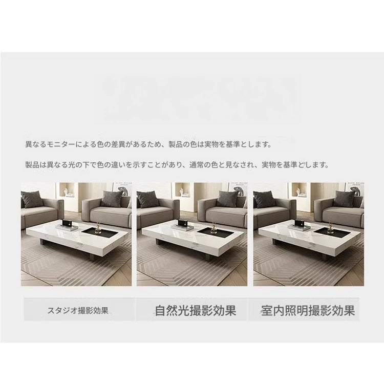 モダン センターテーブル セラミック 多層板製 おしゃれなデザイン リビングルームに最適 シンプルでスタイリッシュ fplk-5023