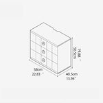 ヴィンテージ風無垢材キャビネット - おしゃれな収納家具でリビングを彩る fpmxm-2798