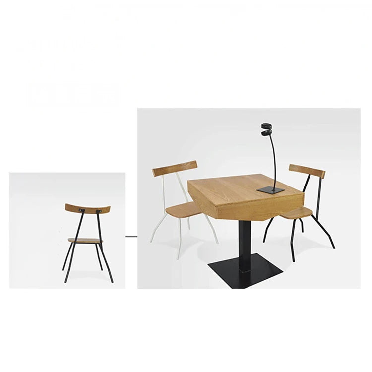 多層板使用 モダンデザインテーブル - シンプルでスタイリッシュなダイニング/カフェ向けテーブル fqr-5118