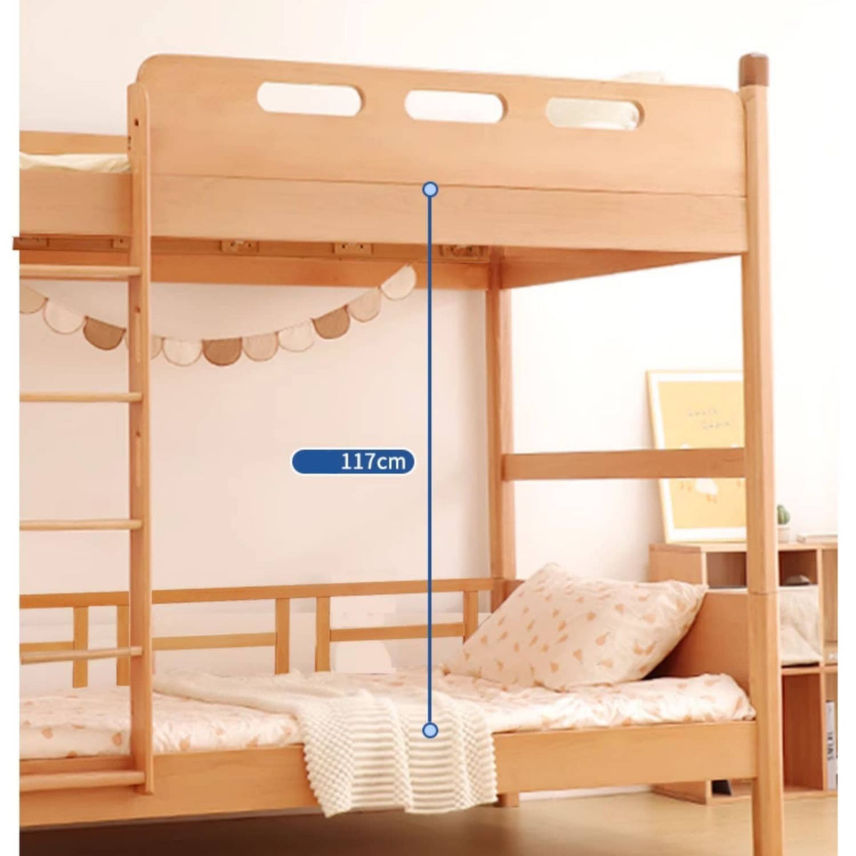 ケヤキ スギ材 パイン使用 高級天然木ベッド【快適な睡眠空間を提供】 fslmz-1085