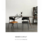 チェア ライトブラウン ブラック 合皮 多層板 本革 fsz-3306