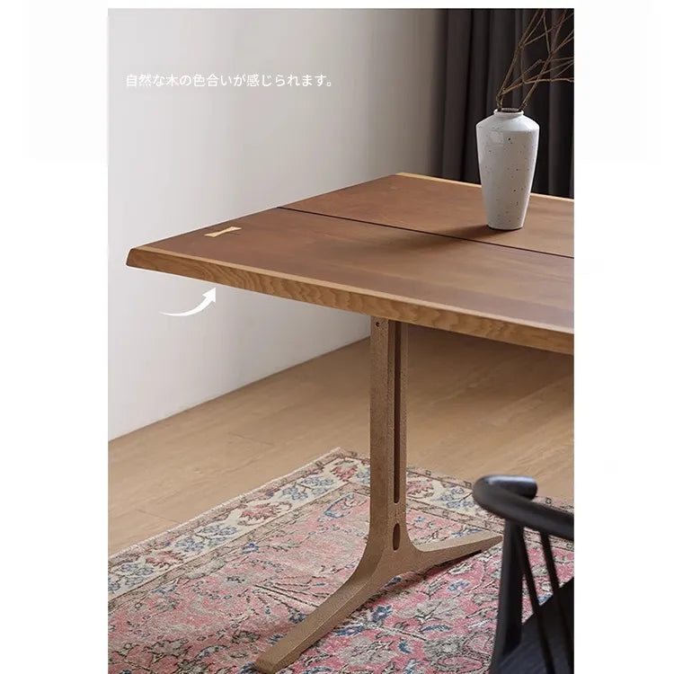 テーブル ナチュラル ブラウン アッシュ材 アイアン fsz-3311
