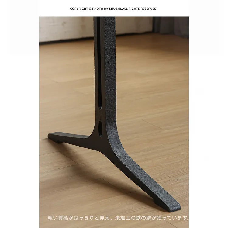 テーブル ナチュラル ブラウン アッシュ材 アイアン fsz-3311