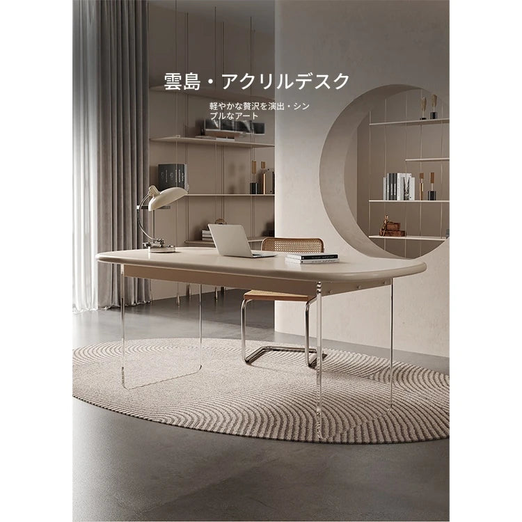 モダン アクリルテーブル - スタイリッシュなデザインで快適な作業空間を演出 fyd-5173