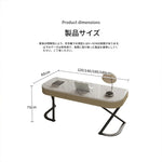 モダンデザインの多層板大理石テーブル - パイン材＆合成皮革使用のスタイリッシュデスク fyd-5174